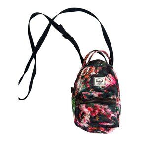 Herschel Supply Co. Mini Backpack With Adjustable Straps Floral Print Zippered